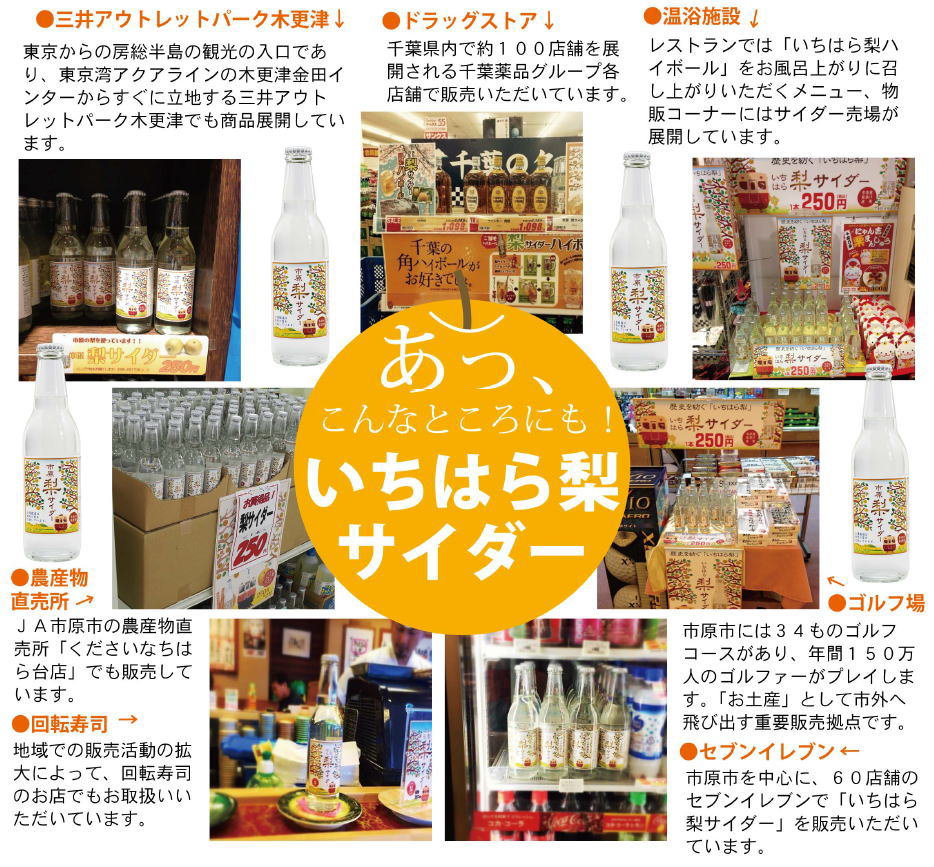 ②千葉県産梨を活用した
地域活性化支援
(千葉銀行)