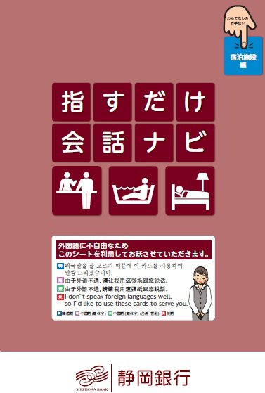 ②「指すだけ会話ナビ」(静岡銀行)